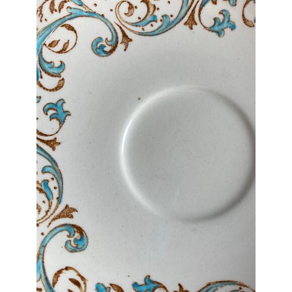 Rare Alfred Meakin Brierley Teacup & Saucer Set (3 Cups, 2 Saucers) | Antique - Picture 7 of 10